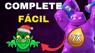 * EMOTE GR&Aacute;TIS * MELHOR DECK PRO DESAFIO ELIXIR X7 CLASH ROYALE! (COMPLETE F&Aacute;CIL)