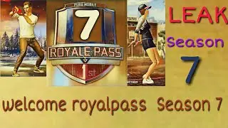 PUBG MOBILE SEASON 7 ROYAL PASS LEAKS!PUBG MOBILE NEW LEAKS,