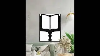 Bible Silhouette, Open Bible Silhouette SVG, Christian Bible Clipart, Religious Scripture Design, Bi