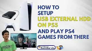 Как подключить внешний жёсткий диск USB к PS5 и играть в игры | Руководство по PS5
