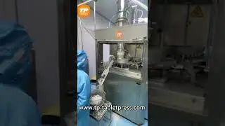 High-Speed Rotary Tablet Press #pr&auml;zision #machine #efficiency #effizienz #factory #tabletpress