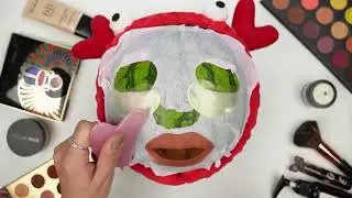 Satisfying Makeup ASMR on Watermelon #56