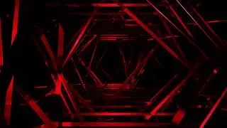 Red Debris Tunnel Loop 4K Animated Motion Background Wallpaper Screensaver