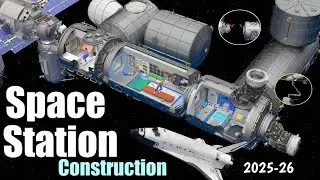 How did they build the ISS 🤔 International Space Station #space #usa