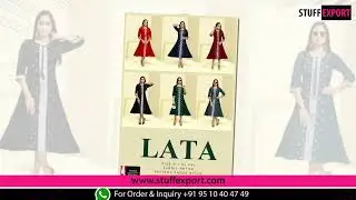 Fashion Begins Lata Ethnic Casual Wear Rayon Kurti Catalog Wholesaler | Surat Textile Market
