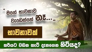 භාවනාව හරියට වඩන හැටි දැනගෙන හිටියද? | Niwan Dakimu​
