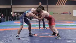 TONIE REDELINGHUYS (New Zealand) vs ARTEMIS TREPCA  [4K VIDEO] - NATIONAL WRESTLING CHAMPIONSHIPS 22