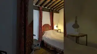 The Red Room at Castello di Potentino