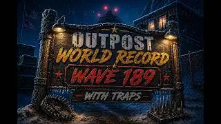 MW3 survival Outpost solo traps WR (wave 189)