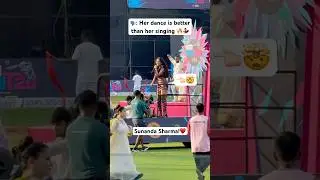 Just focus on Sunanda Sharma&rsquo;s way of singing and dancing 🔥🎤💃🏻 #sunandasharma #shorts #dpl2025