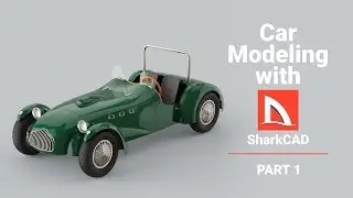Моделирование автомобиля с Shark CAD. Первый эксперимент. Часть 1
