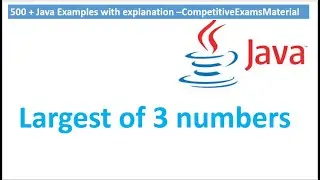 Write a java program to find largest of three numbers?