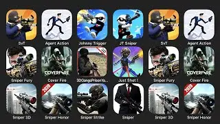 Sniper vs Thieves, Agent Action, Johnny Trigger, JT Sniper, Sniper Fury, Cover Fire...