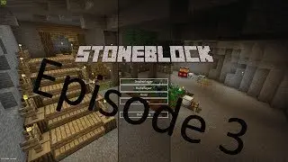 stoneblock episode 3: multi sieving, iron meshes and cobblestone generation