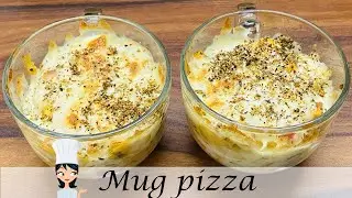 Instant Mug Pizza | 3CourseKitchen #mugpizza