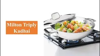 Milton Kadai | Milton triply kadai | Milton Pro Cook Triply Stainless Steel Kadhai | Triply kadai