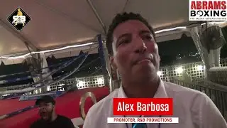 R&B Promotions Alex Barbosa Reflects on 1st card as a Promoter