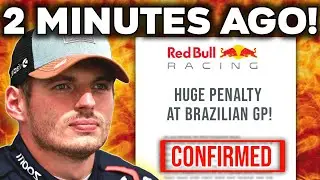 HUGE NEWS for Max Verstappen's Redbull after HUGE PENALTY Just Confirmed | F1 News