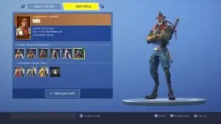 Fortnite Dire Black Werewolf Max With all Emotes
