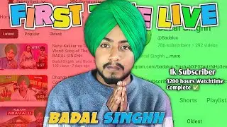 🔴My First Time YouTube Live Badaluc