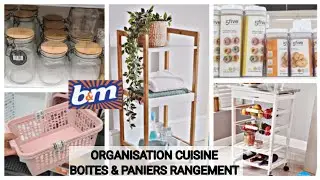 BM🤩ORGANISATION & RANGEMENT CELLIER CUISINE PANIER BOITE HERM&Eacute;TIQUE MOBILIER 06.12 #BM #ORGANISATION