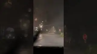 Hurricane Debby St. Petersburg Tampa Bay Florida Gusty Rain Wind Squall Feeder Band August 2024