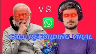 Modi vs dhruv rathee #callrecording #dhruvrathee #modi #fight