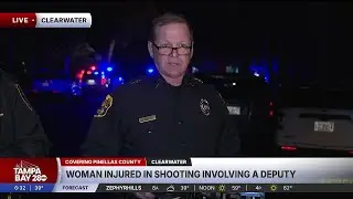 Woman with drill gun hospitalized after confrontation with deputies