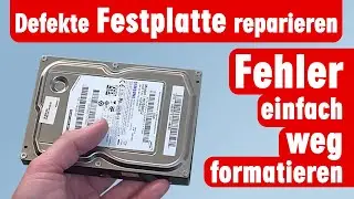 Festplatte reparieren - Defekte einfach wegformatieren - Low Level Format und Chkdsk mit Windows