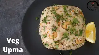 Veg Upma Recipe/ Vegetable Rava Upma/Healthy Breakfast Recipe