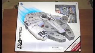Star Wars Disney Toybox Millennium Falcon Playset With Rey BB-8 & D-O