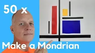 50 subscribers share their Piet Mondrian inspired artwork