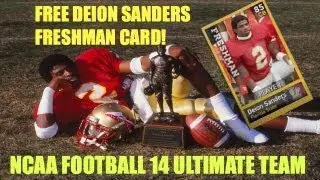 NCAA 14 Ultimate Team: Free Deion Sanders 85 OVR Available Now!