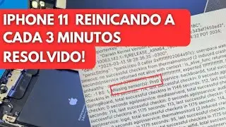 iPhone 11 reiniciando a cada 3 minutos, resolvido!! #iphone11 #apple #reparoscelulares #iphone