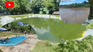 Um dia de sol na Chácara (com direito a churrasco e piscina) passa um Rio no fundo!#viralvideo #fypシ