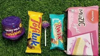 ASMR sweet treats 🍫 Candy wrappers & Lollipops sounds..