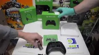 Распаковка геймпада Wireless Controller & Charge Kit для Xbox One
