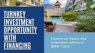 🤑Turnkey Investment Opportunity with Financing. 🏖️ Bakal Tulum