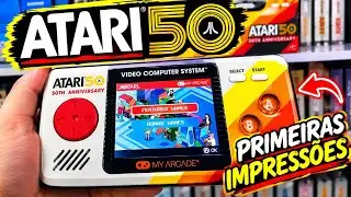 ATARI PORTÁTIL 50 ANOS – Nostalgia ou Dinheiro Jogado Fora? 🎮🕹️