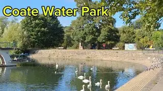 Relaxing walk around Coate Water Park in Swindon