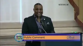 Ernest Owens Speak Philadelphia City Council on Philadelphia Association of Black Journalists
