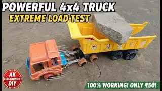 Rc tata signa truck 4x4 extreme testing and offroading in mud #truck 