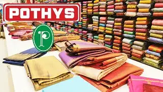 Pothys silk saree Art silk semi silk Gift saree collection with price
