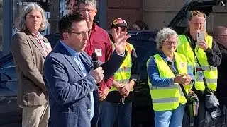 Marcus Klein CDU auf der Demo gegen die Pflegekammer in Kaiserlautern am 13.09.2025