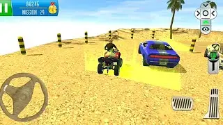 Parking Island : Mountain Road - Driving Quad bike - Parking Games Android Gameplay