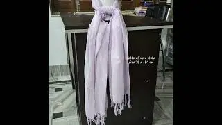 Soft on skin, rich in style &ndash; cotton linen stoles for timeless grace #handloom #indianhandlooms