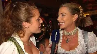 Wiesn-Promis: Giulia Siegel auf dem Oktoberfest 2016