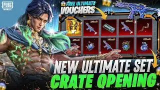 NEW ULTIMATE GILT SET CRATE OPENING FREE SPIN TRICK | Pubg Mobile