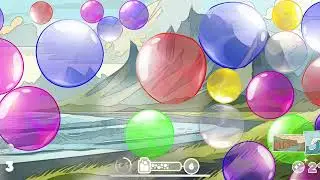Nordic Coast Ambient  | 17 Min Dynamic Wallpaper | Relaxing Bubble Physics