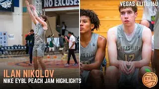 Ilan Nikolov at Nike EYBL Peach Jam | Vegas Elite 16U | Full Highlights 2025